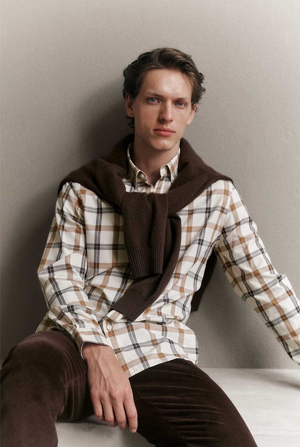 Two Tone Check Shirt