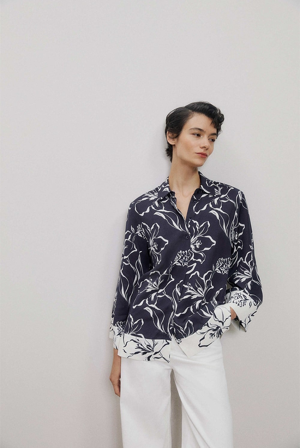 Iluna Spliced Shirt