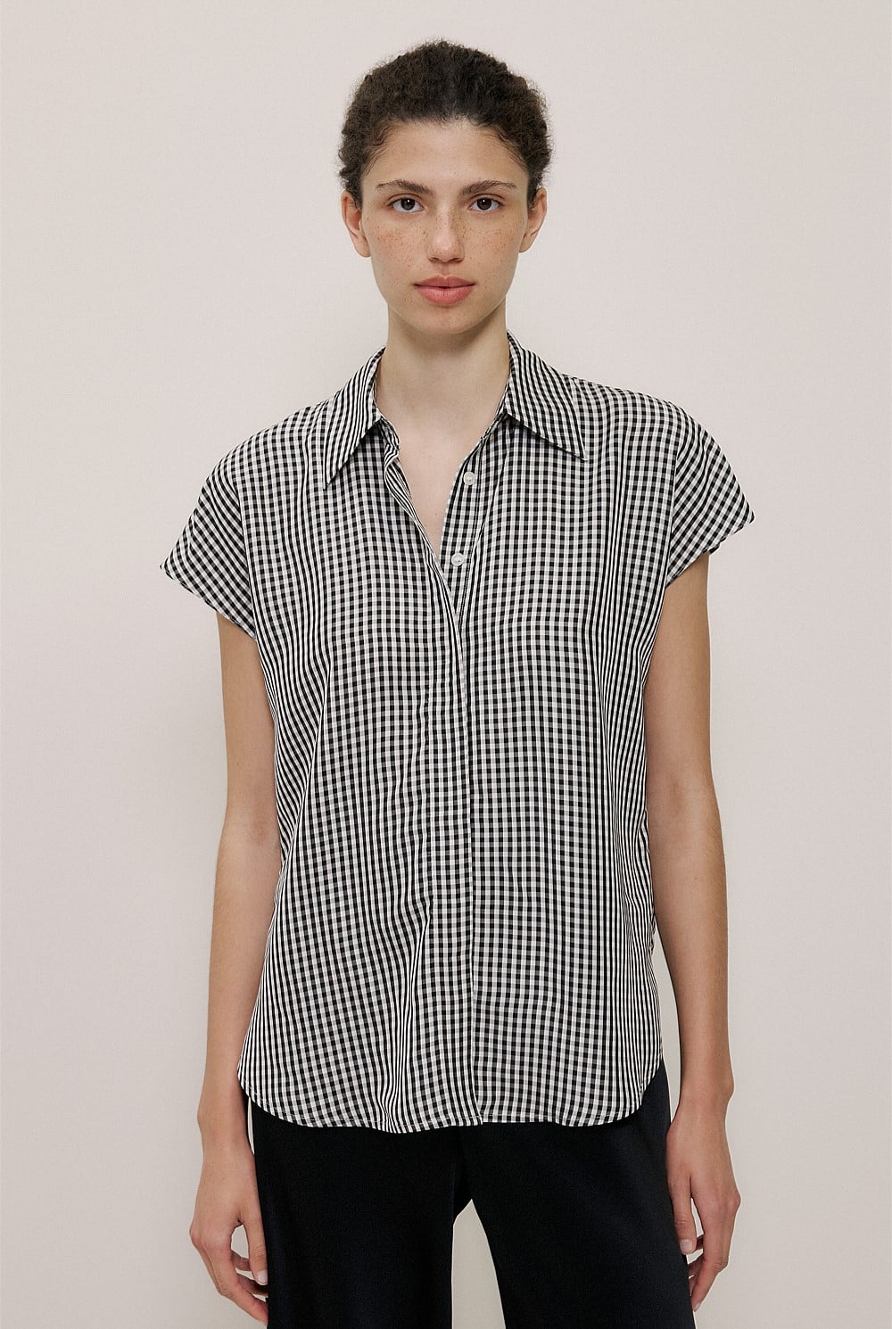 Gingham Short Sleeve Shirt