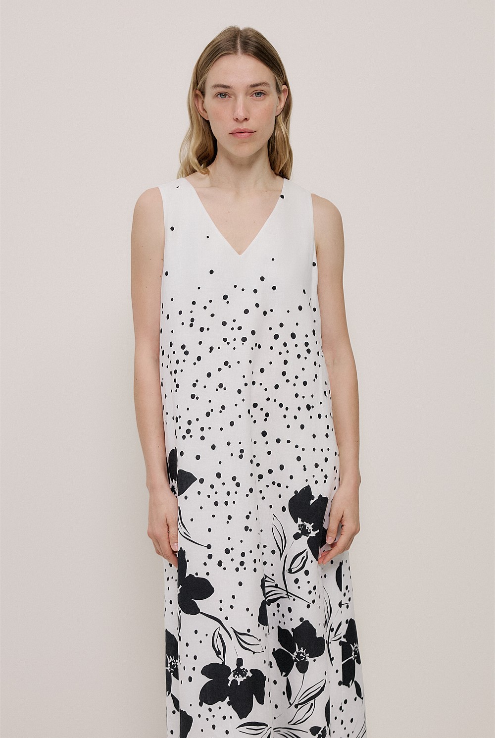 Etta Linen Column Dress