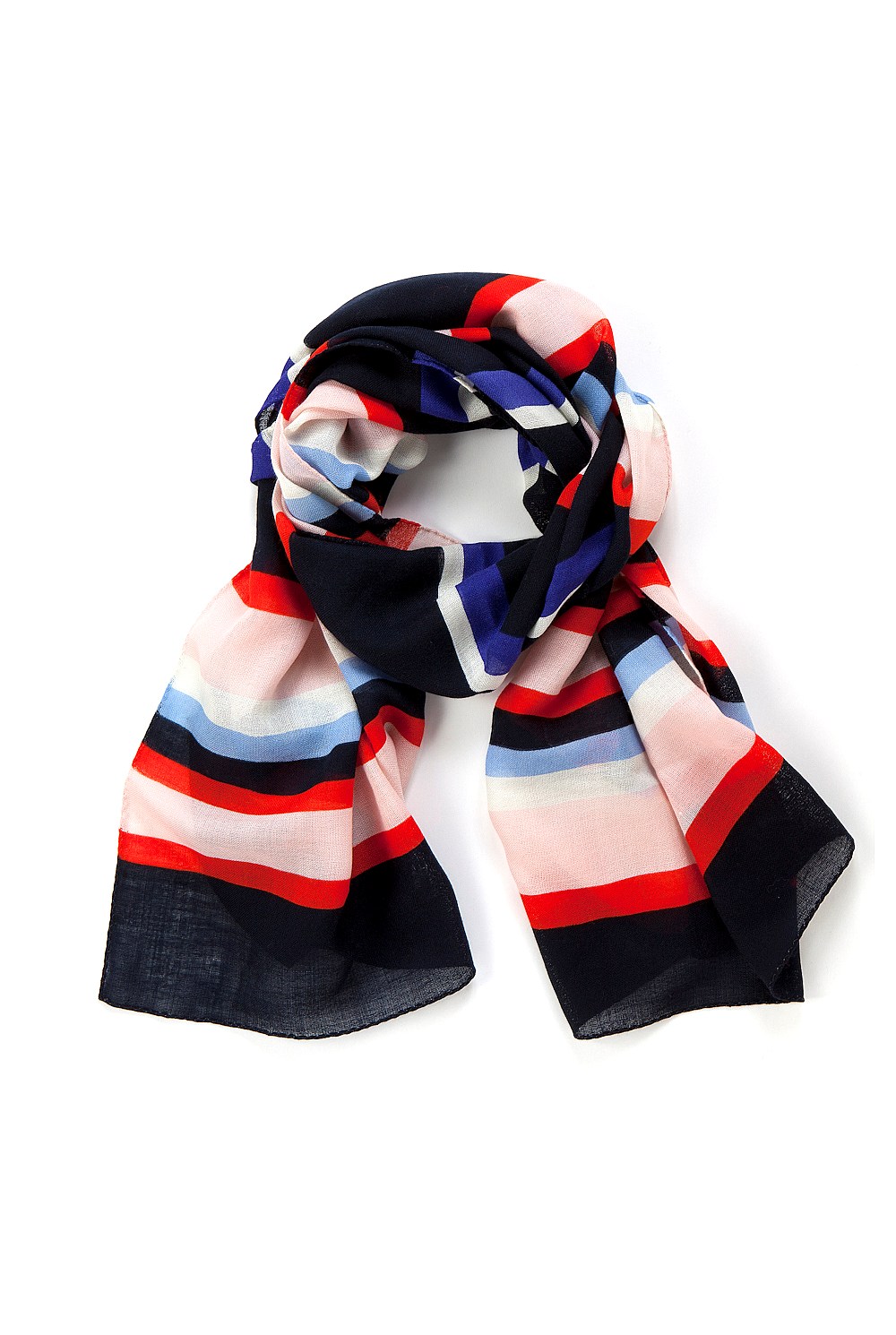 Print Stripe Scarf