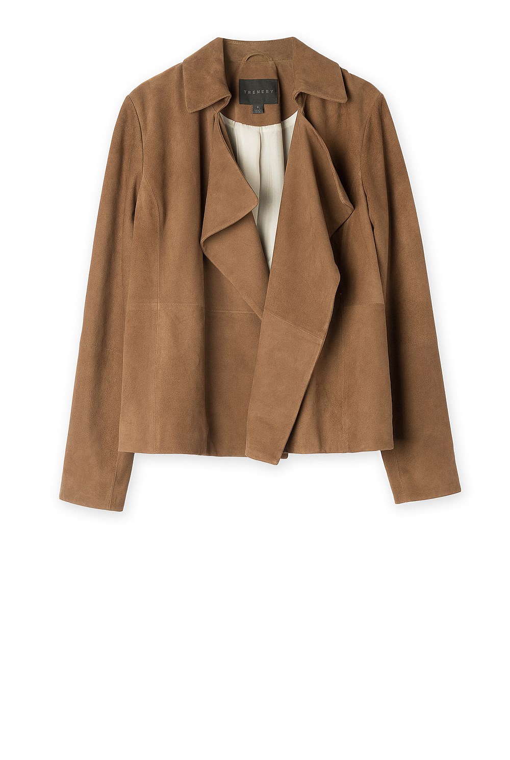 Draped Suede Jacket