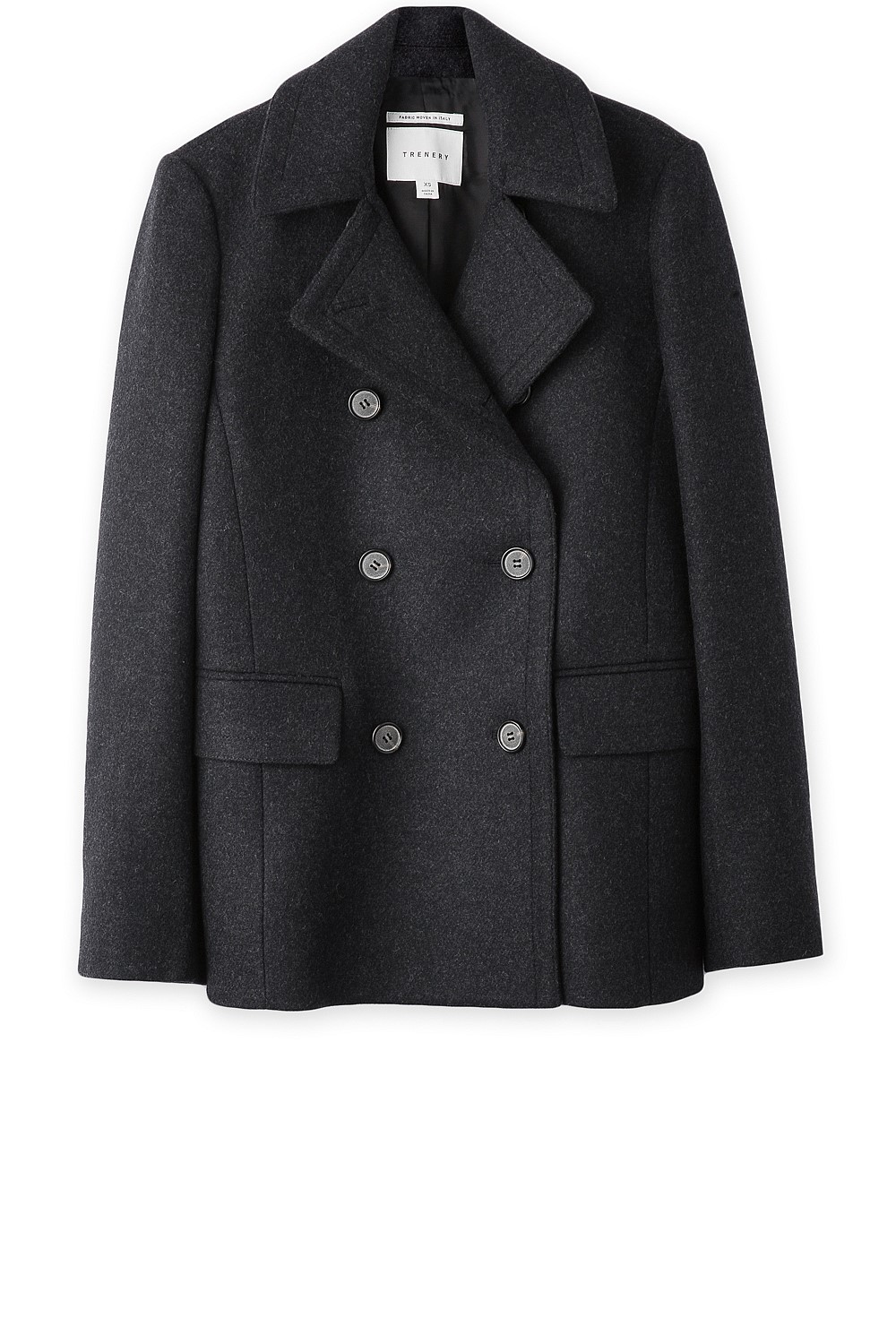 Wool Twill Pea Coat