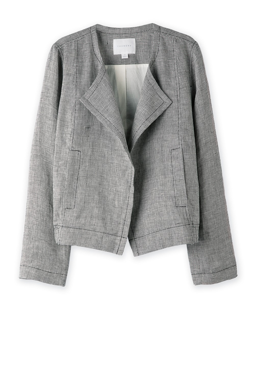 Linen Sporty Draped Jacket