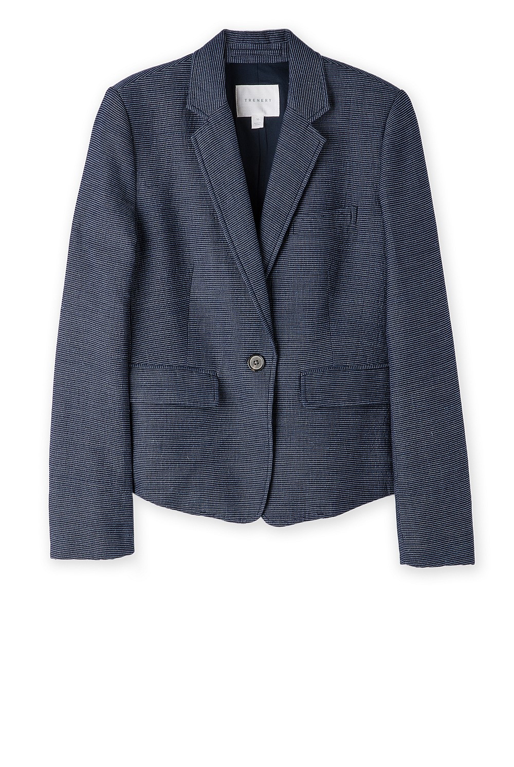 Cotton Linen Yarn Dyed Blazer