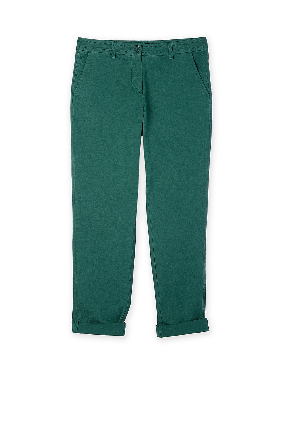 Stretch Cotton Garment Dyed Chino Pant