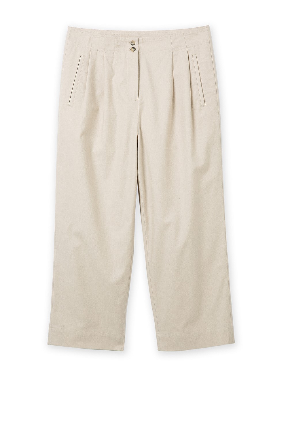 Wide Leg Cotton Pant