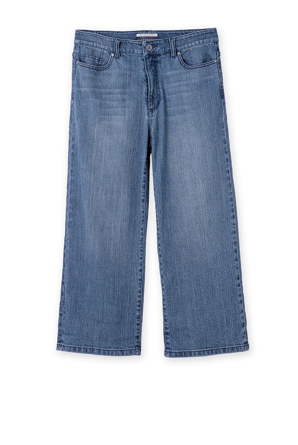 Wide Leg Cropped Jean