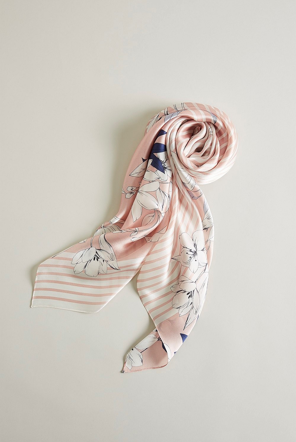 Lavinia Silk Floral Scarf