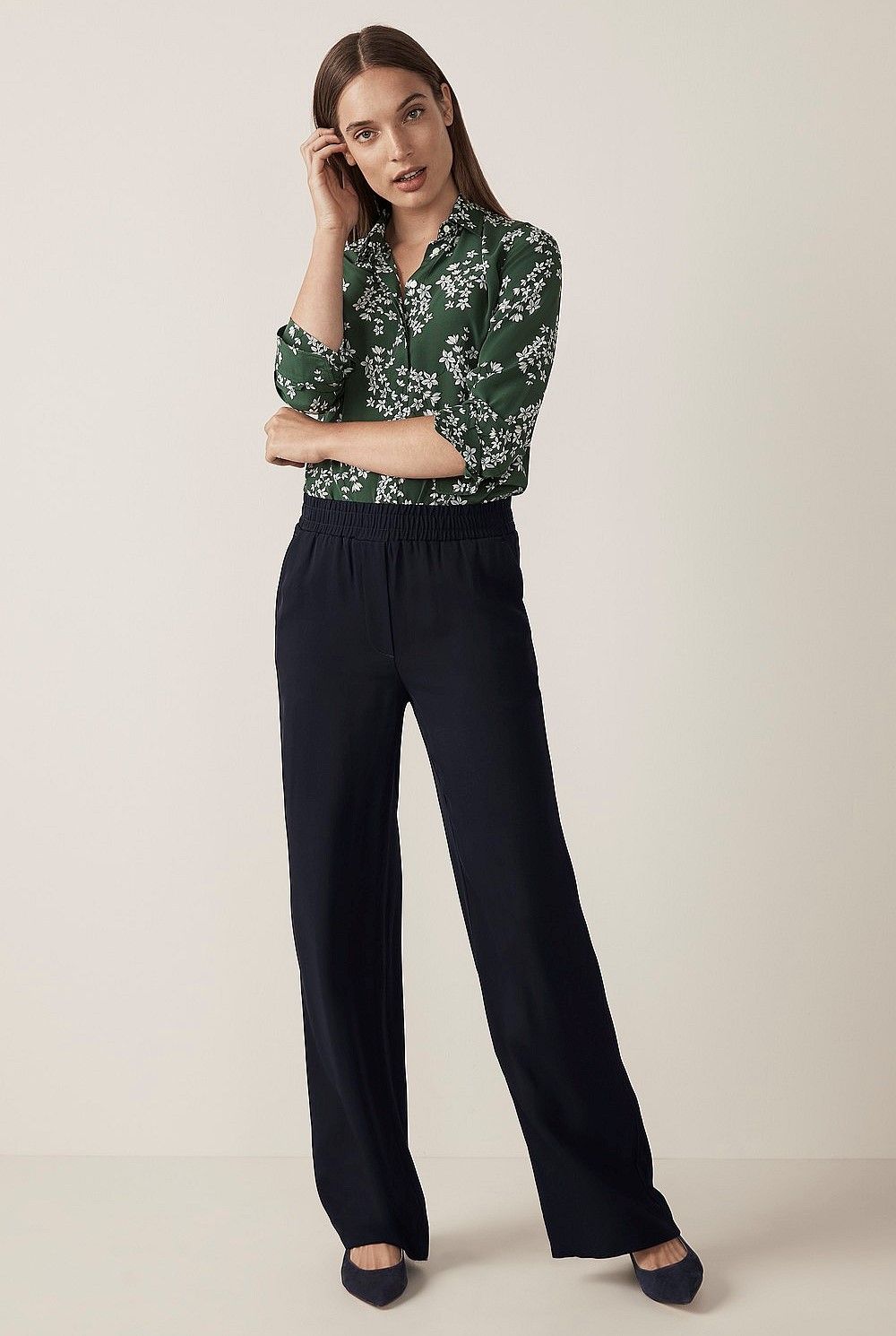Pull On Wide Leg Pant