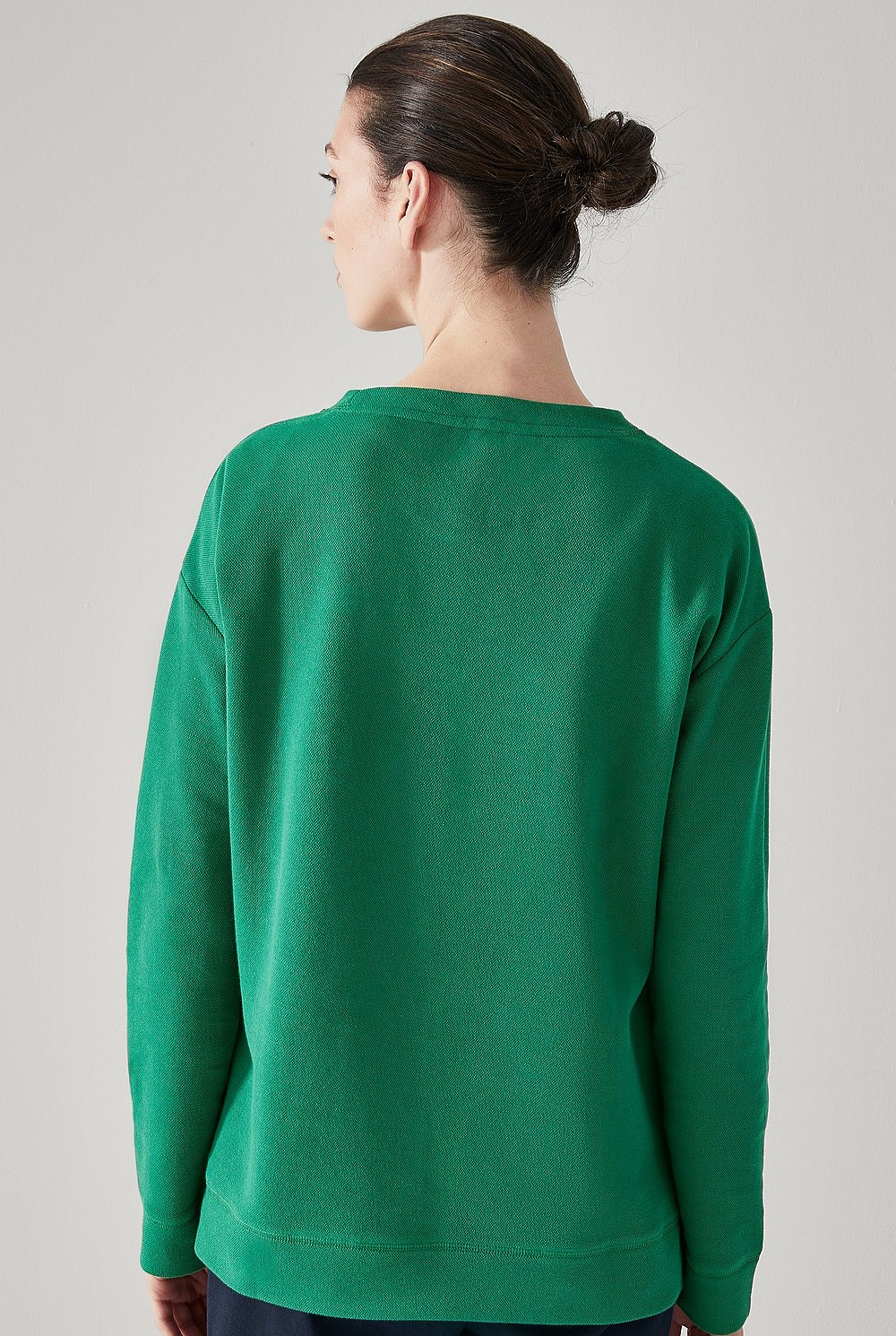 Pique Logo Sweat
