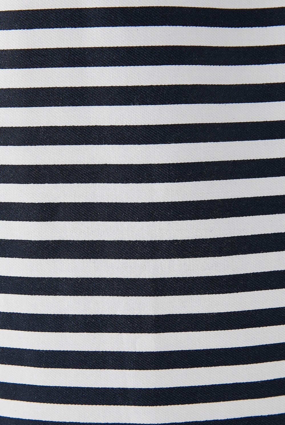 Cotton Modal Stripe Longline Shirt