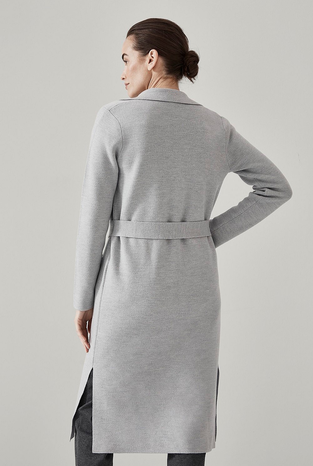 Merino Milano Belted Cardigan