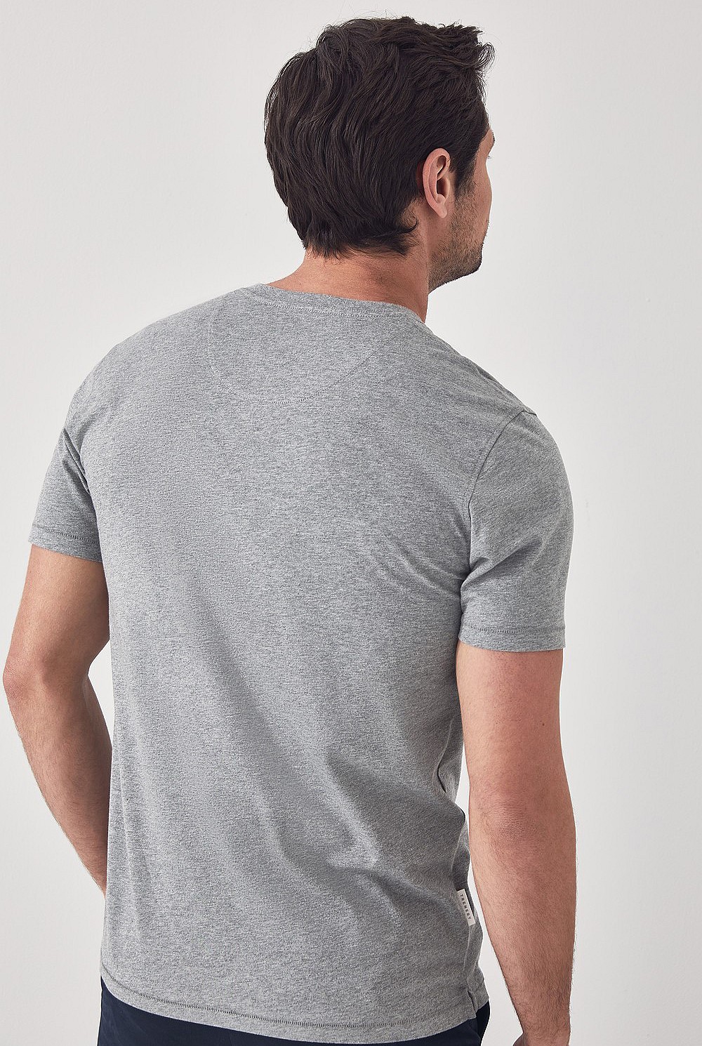 Organic Cotton Marle V Neck T-shirt