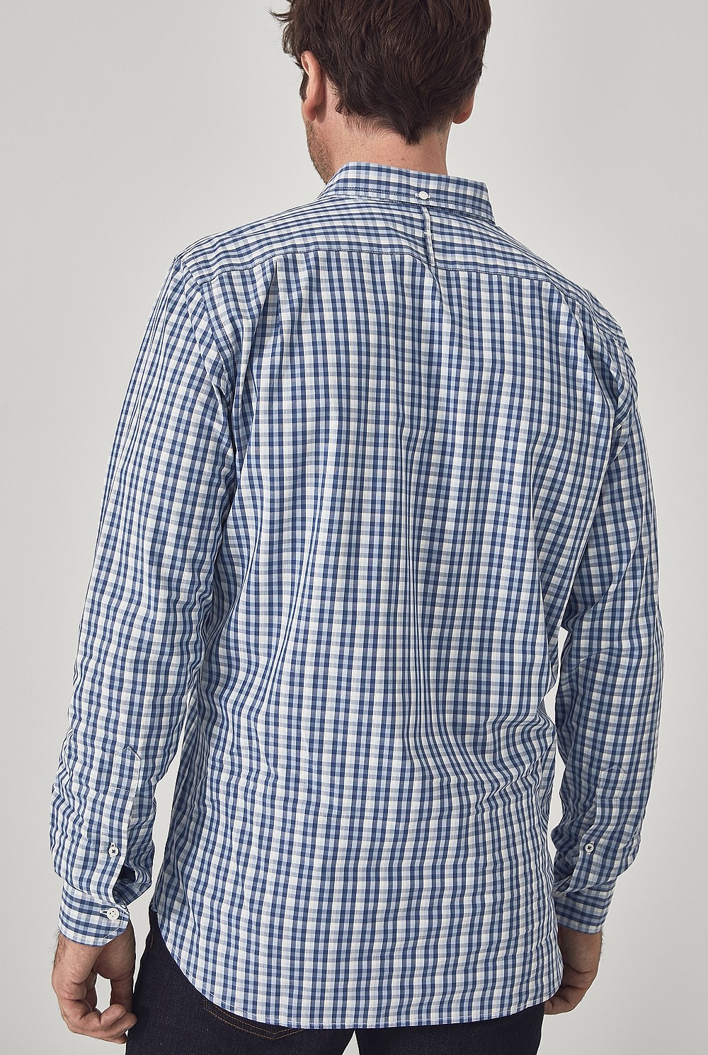 Regular Slub Tonal Check Shirt