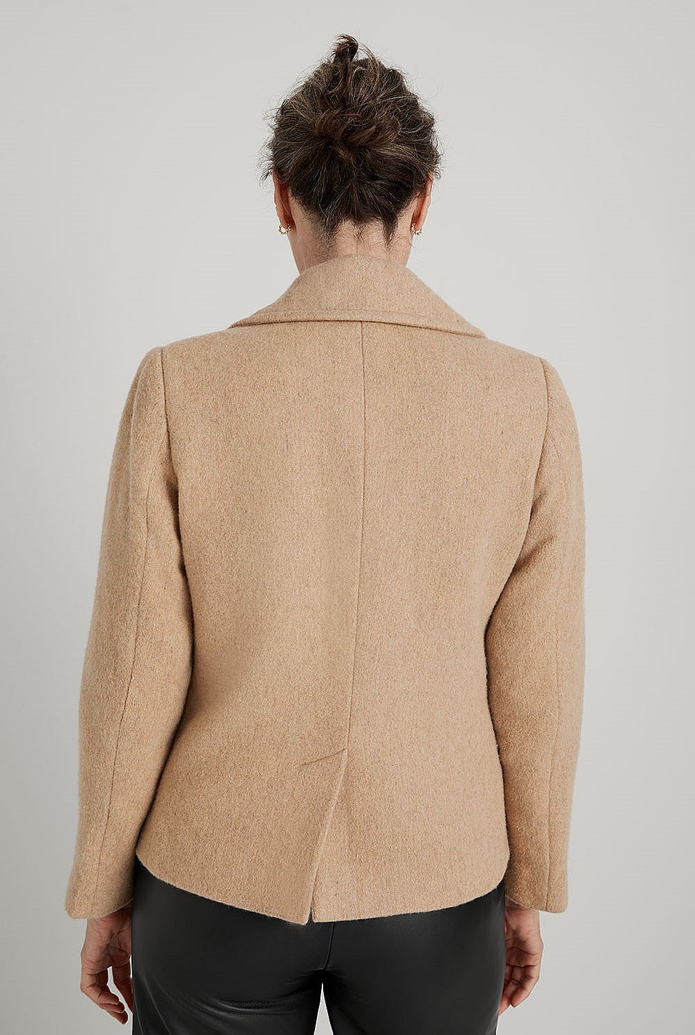 Wool Blend Classic Peacoat