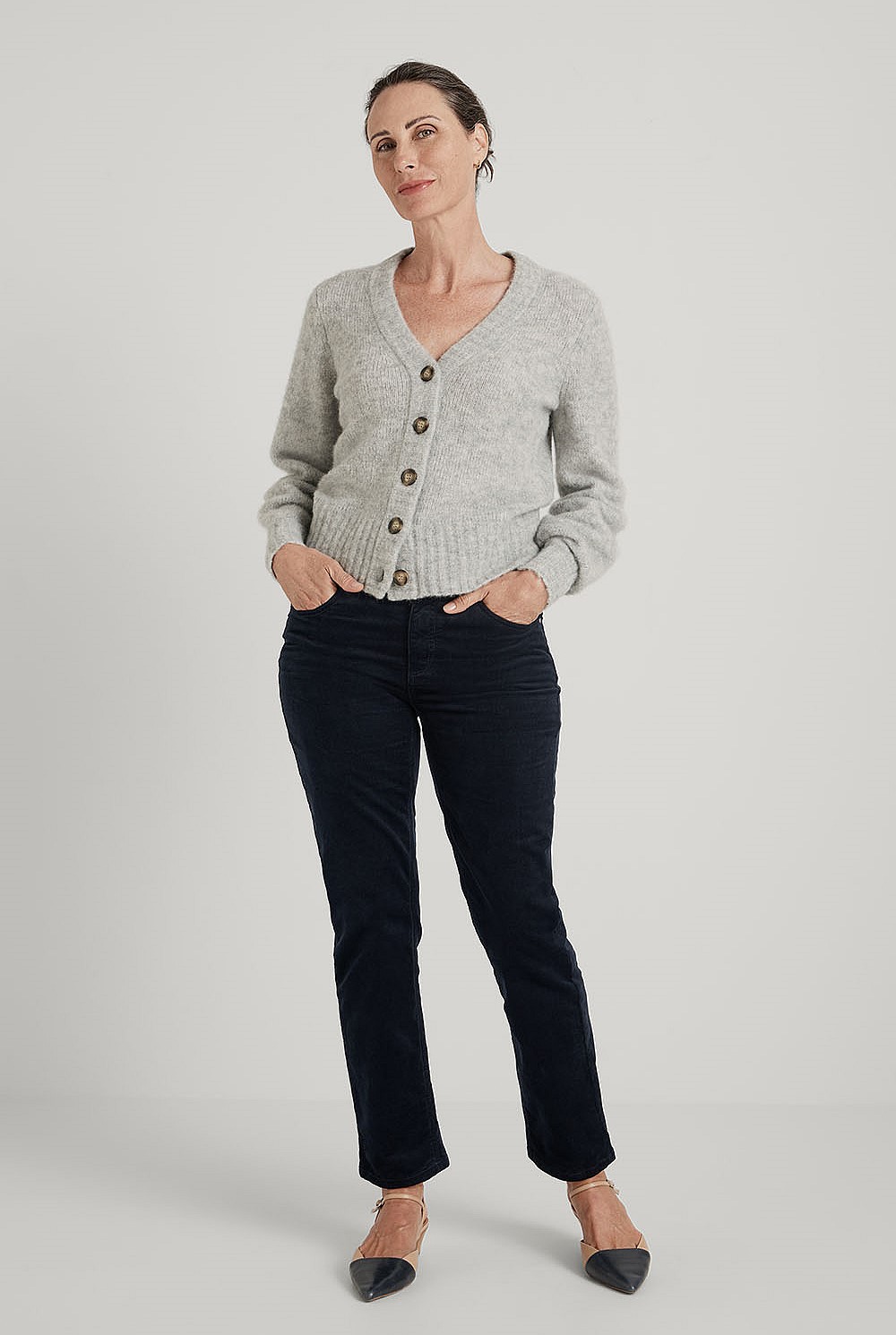 Alpaca Bell Sleeve Cardigan