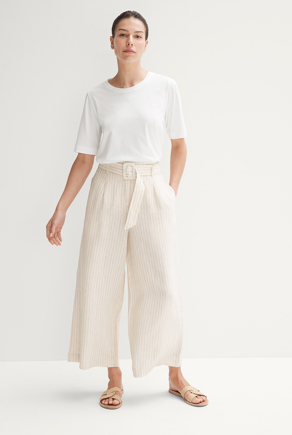 Pima Cotton Half Sleeve Relaxed T-shirt
