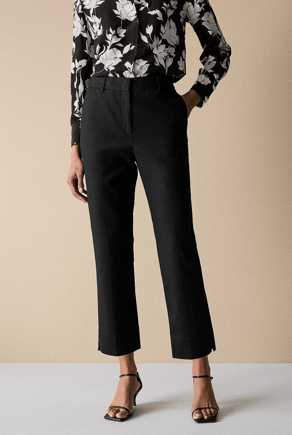 Eva Tailored Straight-leg Pants