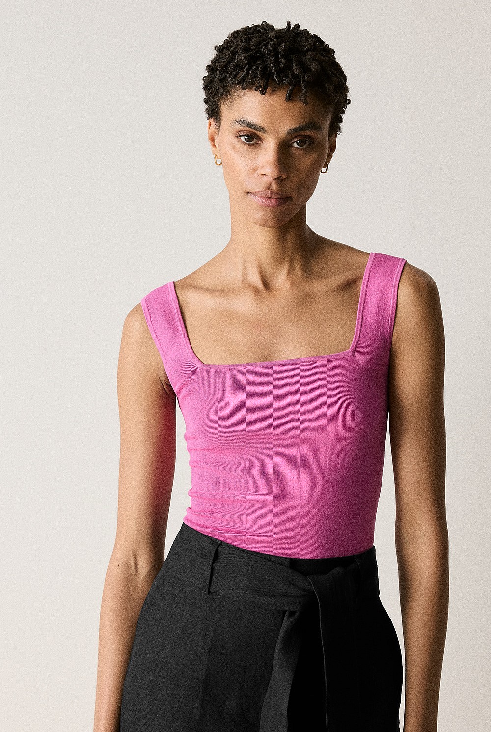 Luxe Floral Tank+Pintuck Short Set | Blush