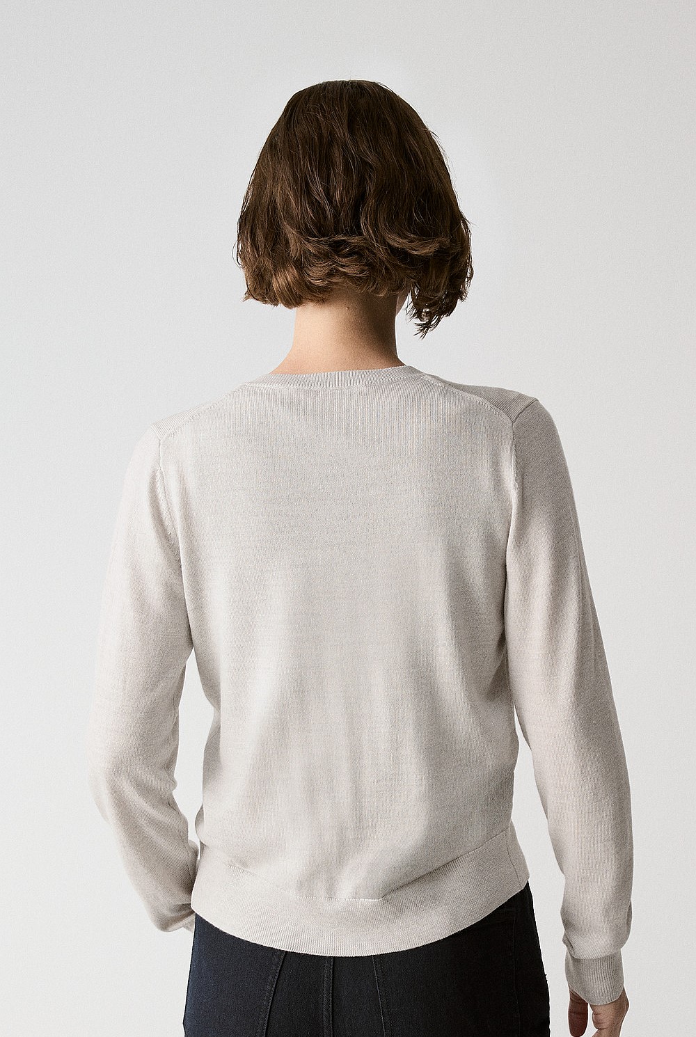 Merino Classic Crew Cardigan