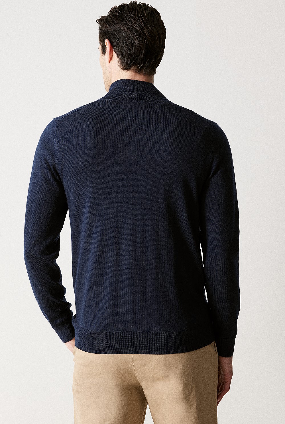 Merino Half Zip Knit