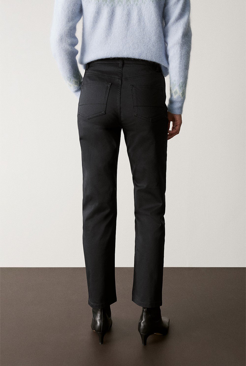 Modern Sateen Straight Leg Jean