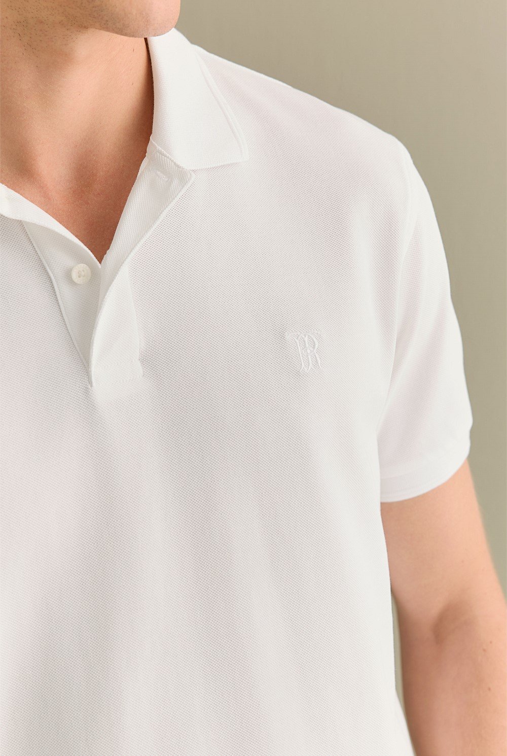 Classic Pique Monogram Polo