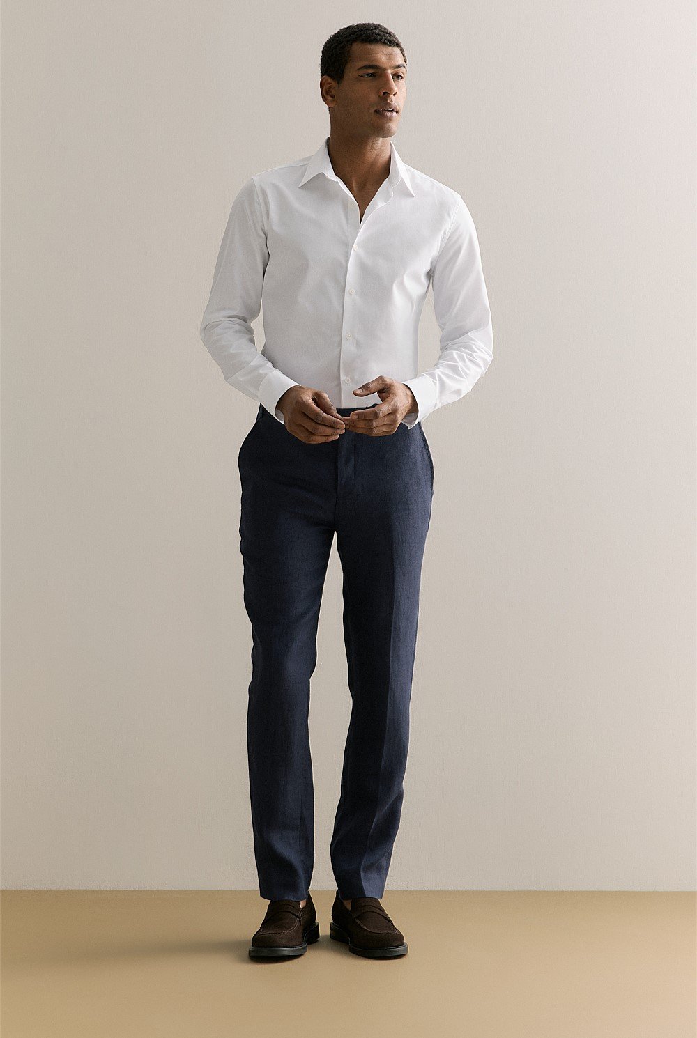 Tailored Fit Poplin Smart Shirt