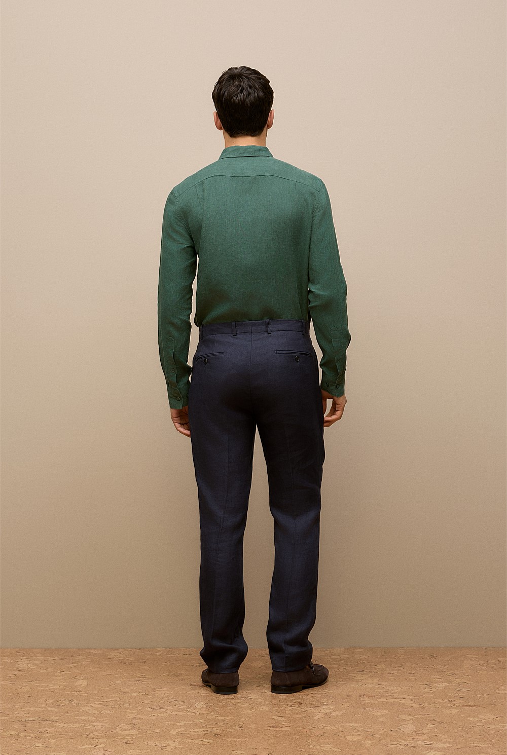 Regular Fit Belgian Linen Pant