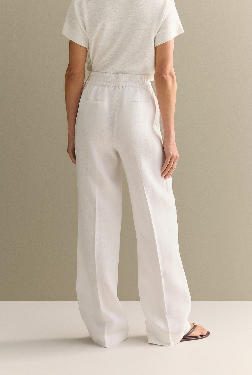 Linen Wide Leg Pant