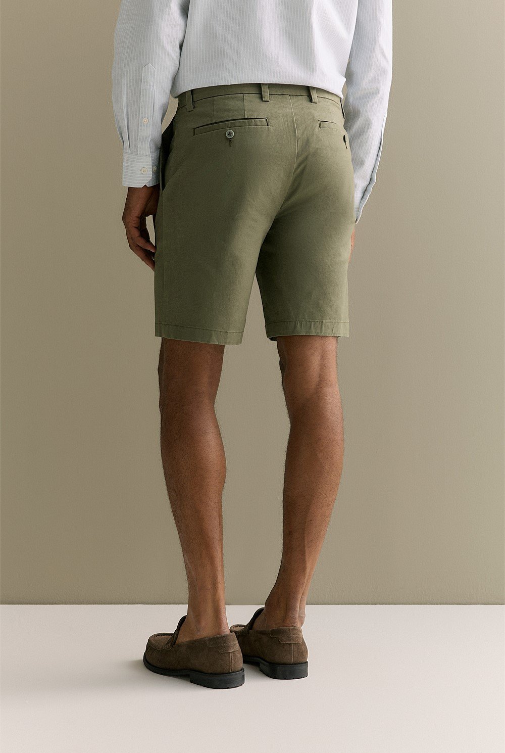 Cotton Twill Chino Short