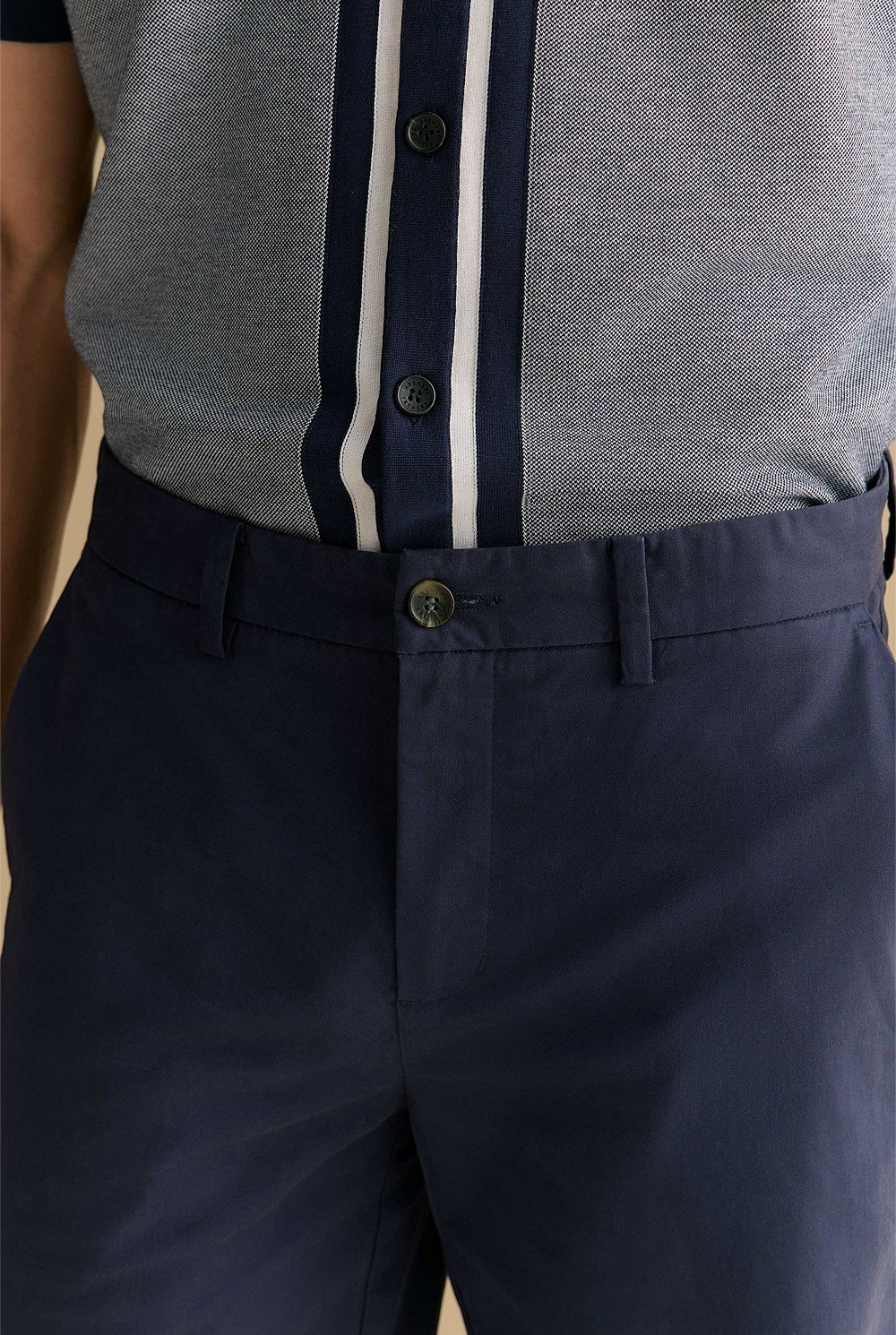 Cotton Twill Chino Short