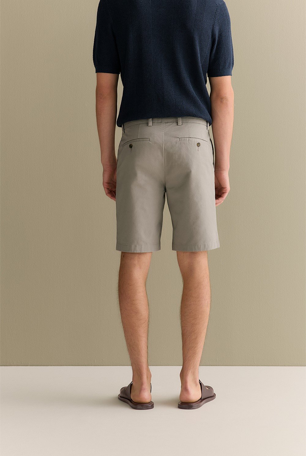 Cotton Twill Chino Short