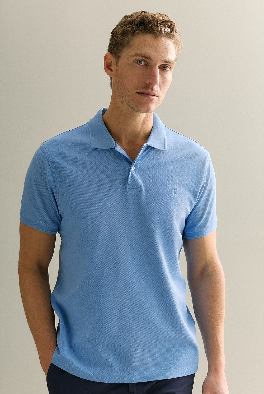 Classic Pique Monogram Polo