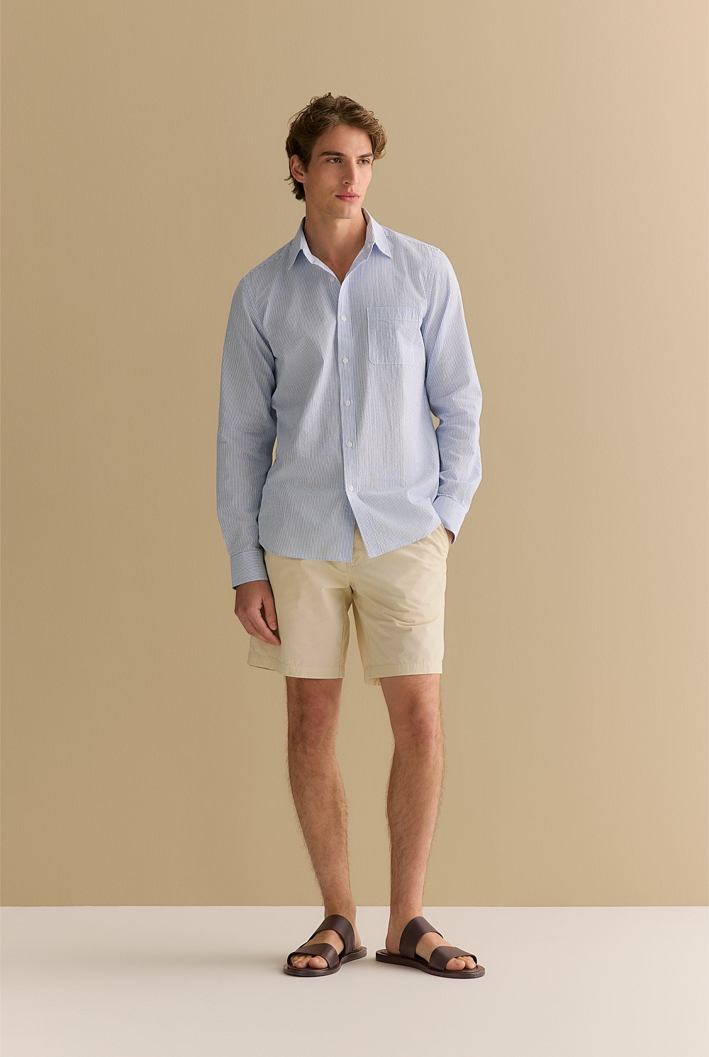 Organically Grown Cotton Twill Pull On Short