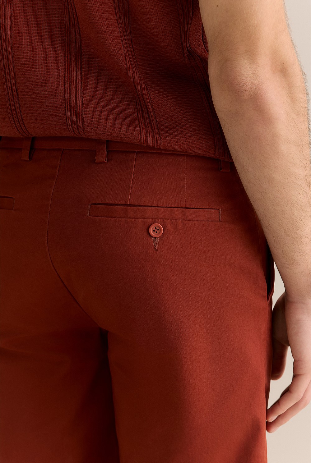 Cotton Twill Chino Short