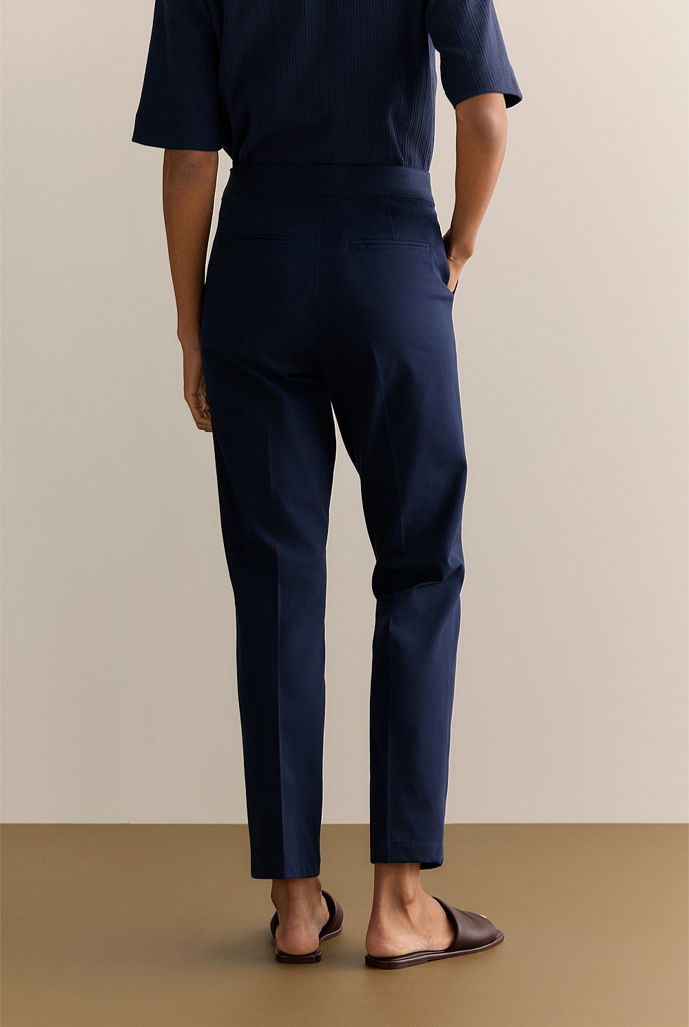 Cotton Blend Bi-stretch Pant