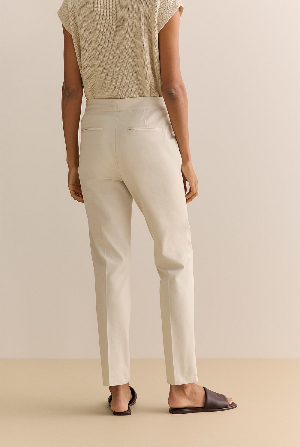 Cotton Blend Bi-stretch Pant