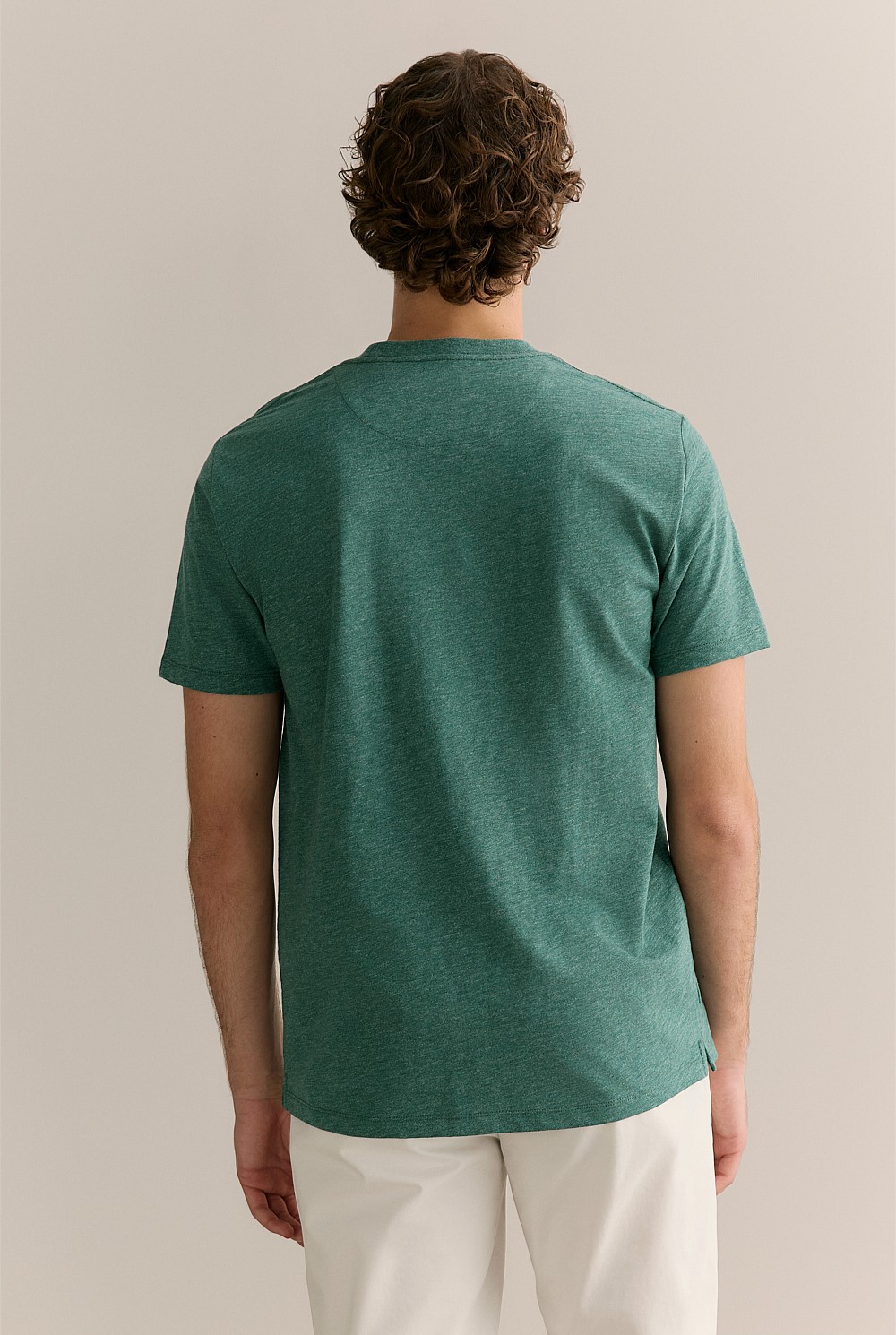 Organically Grown Cotton Marle Crew T-shirt