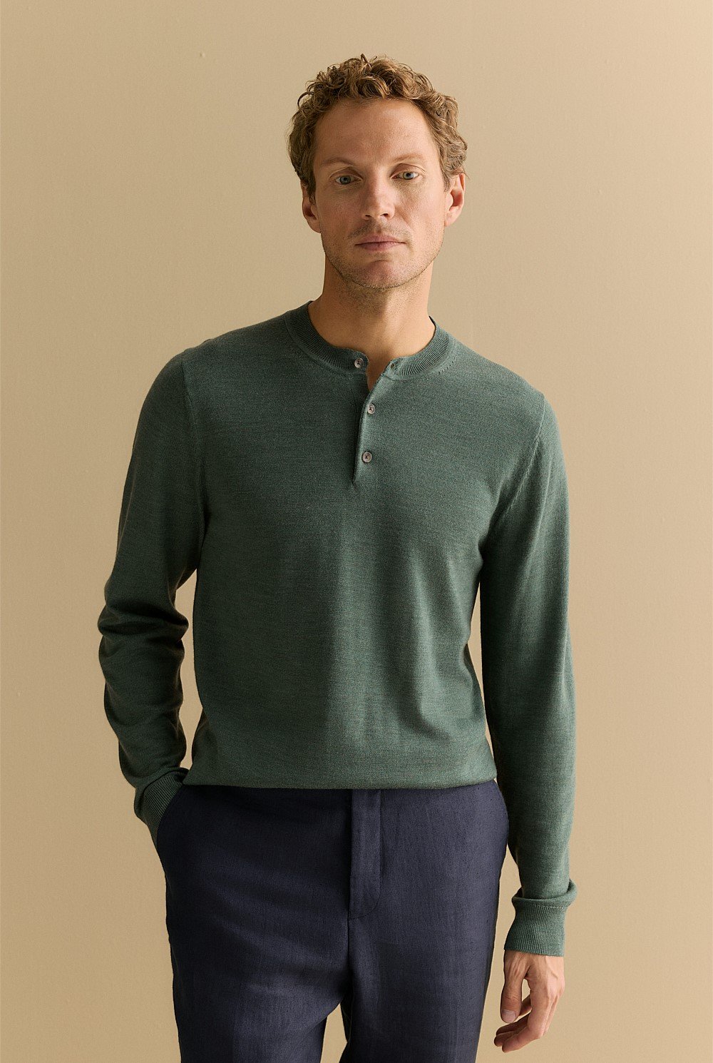 Merino Knit Henley