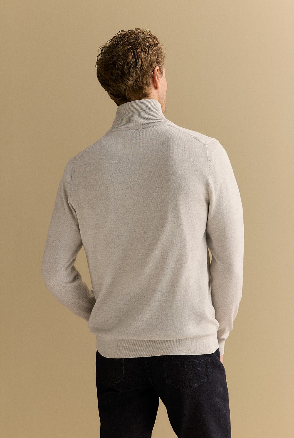 Australian Merino Half Zip