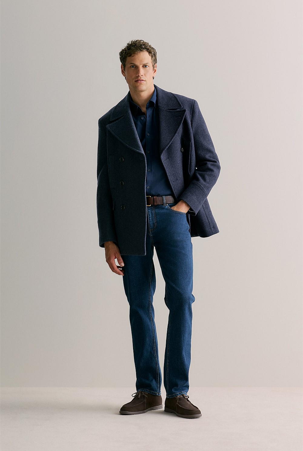 Regular Fit Cotton Herringbone Shirt