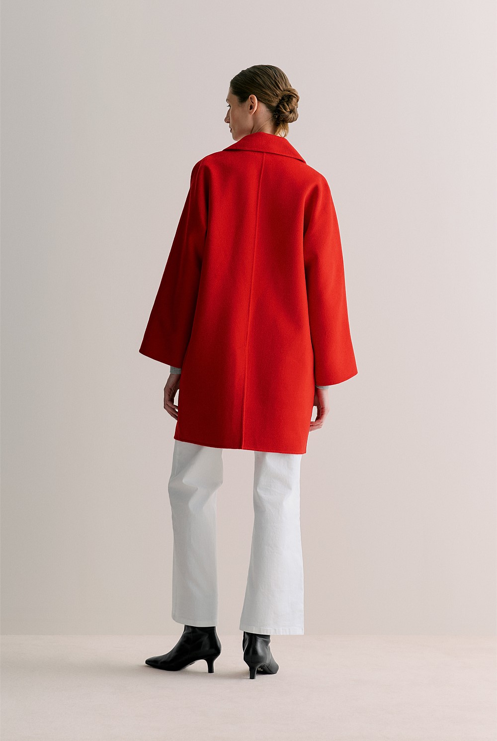 Australian Wool Blend Relaxed Coat