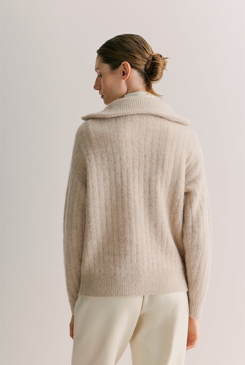 Alpaca Merino Blend Half Zip