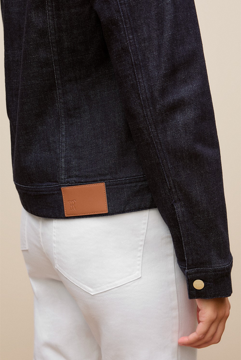 Australian Cotton Blend Denim Classic Jacket