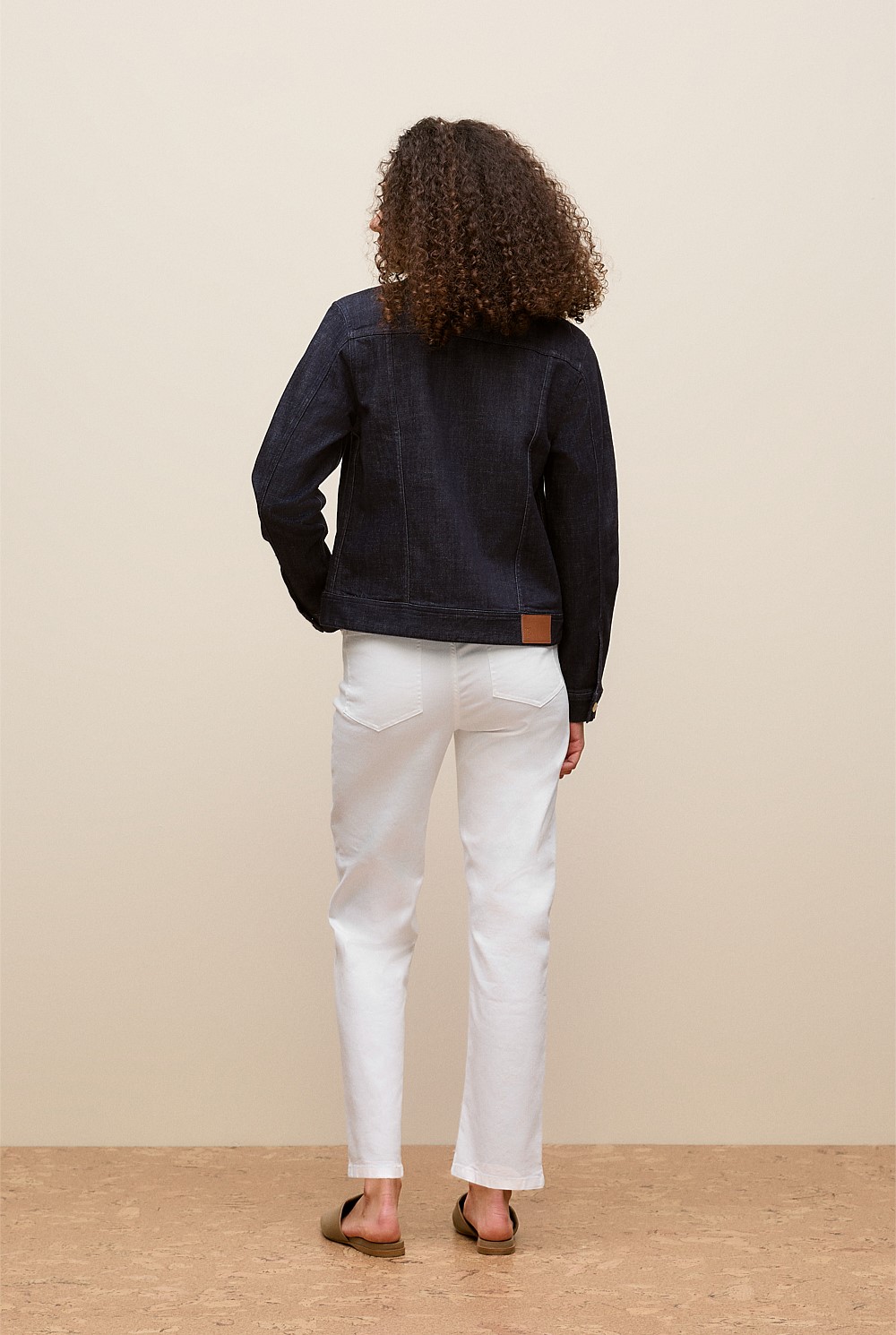 Australian Cotton Blend Denim Classic Jacket