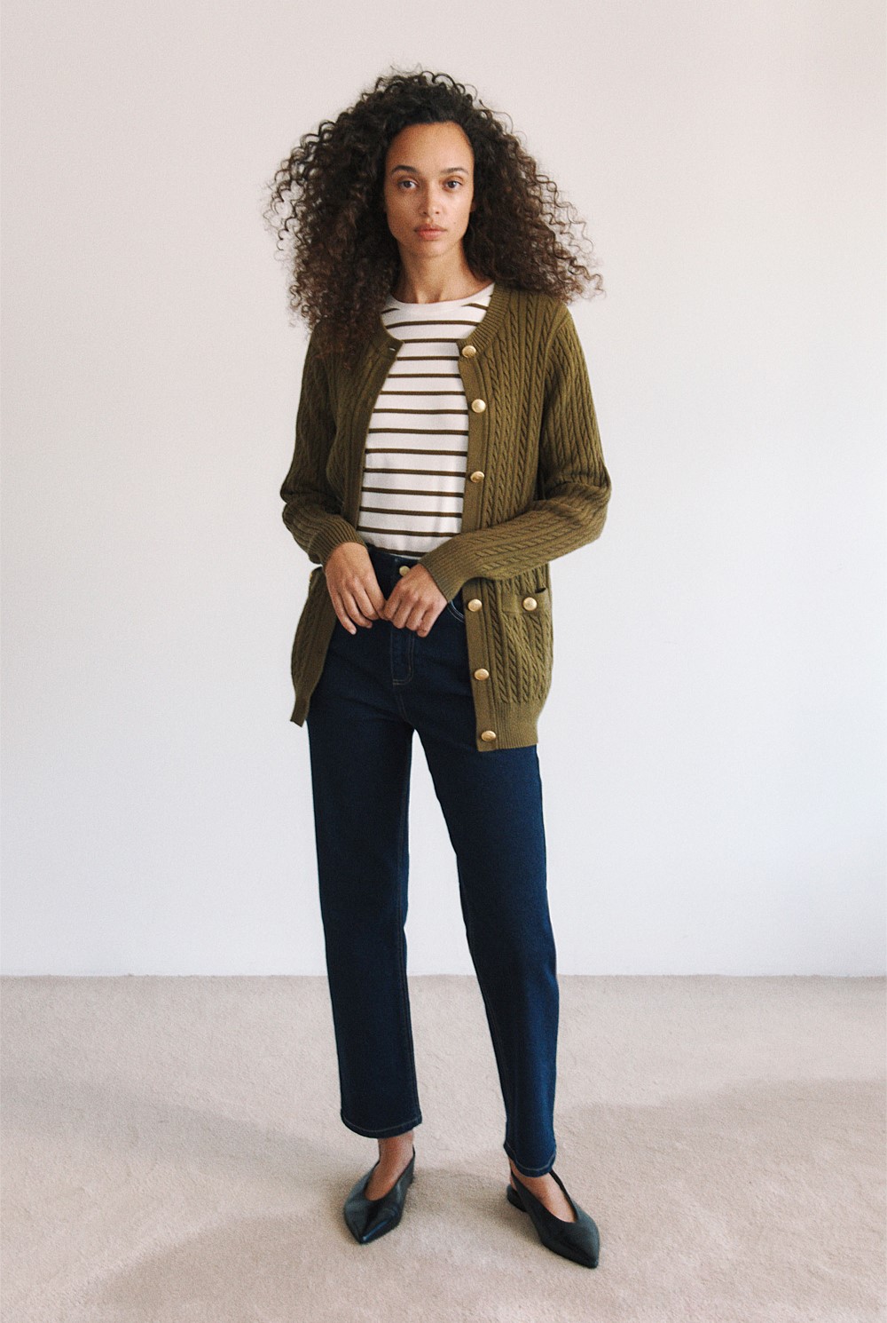 High Rise Straight Leg Jean