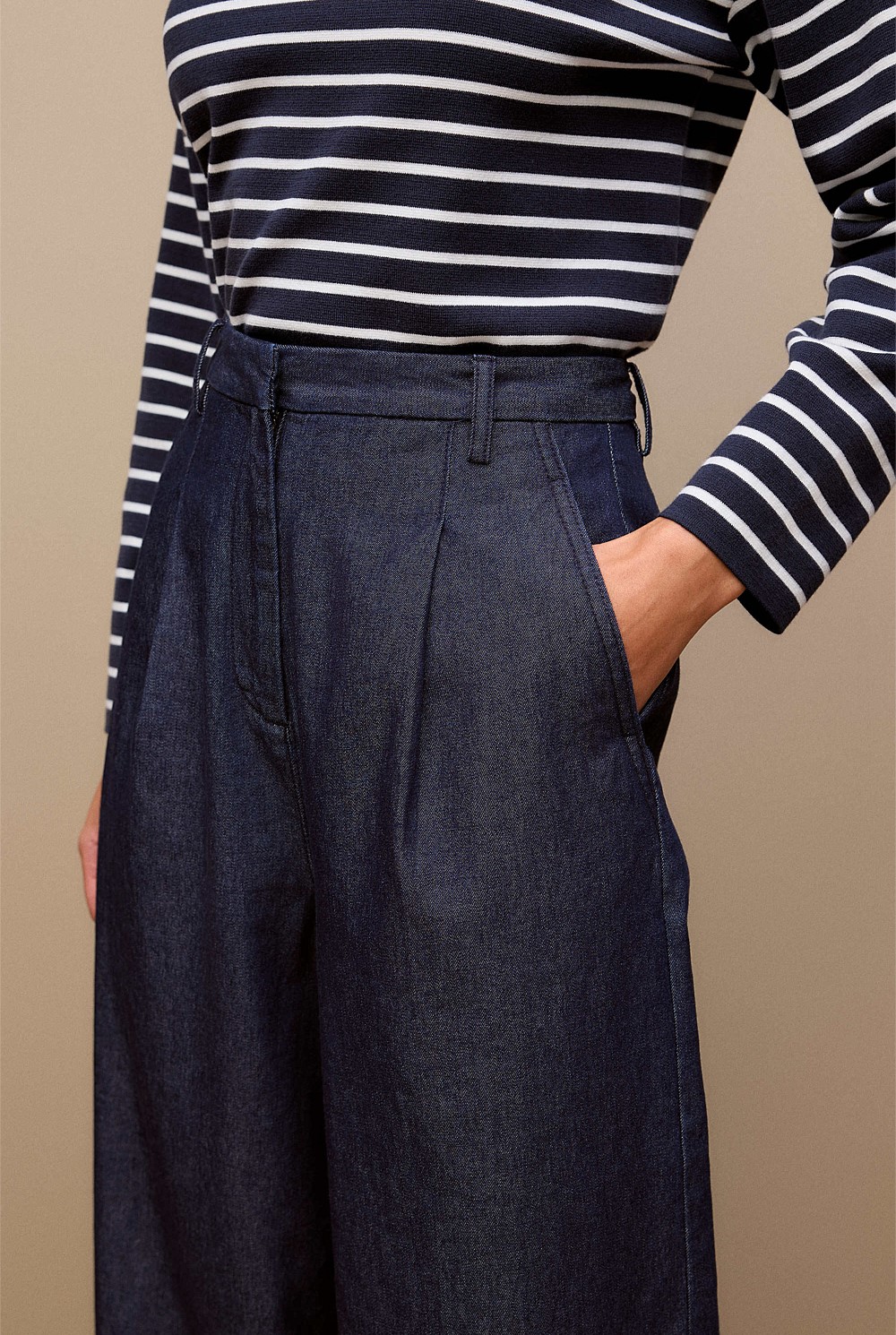 Denim Tailored Pant