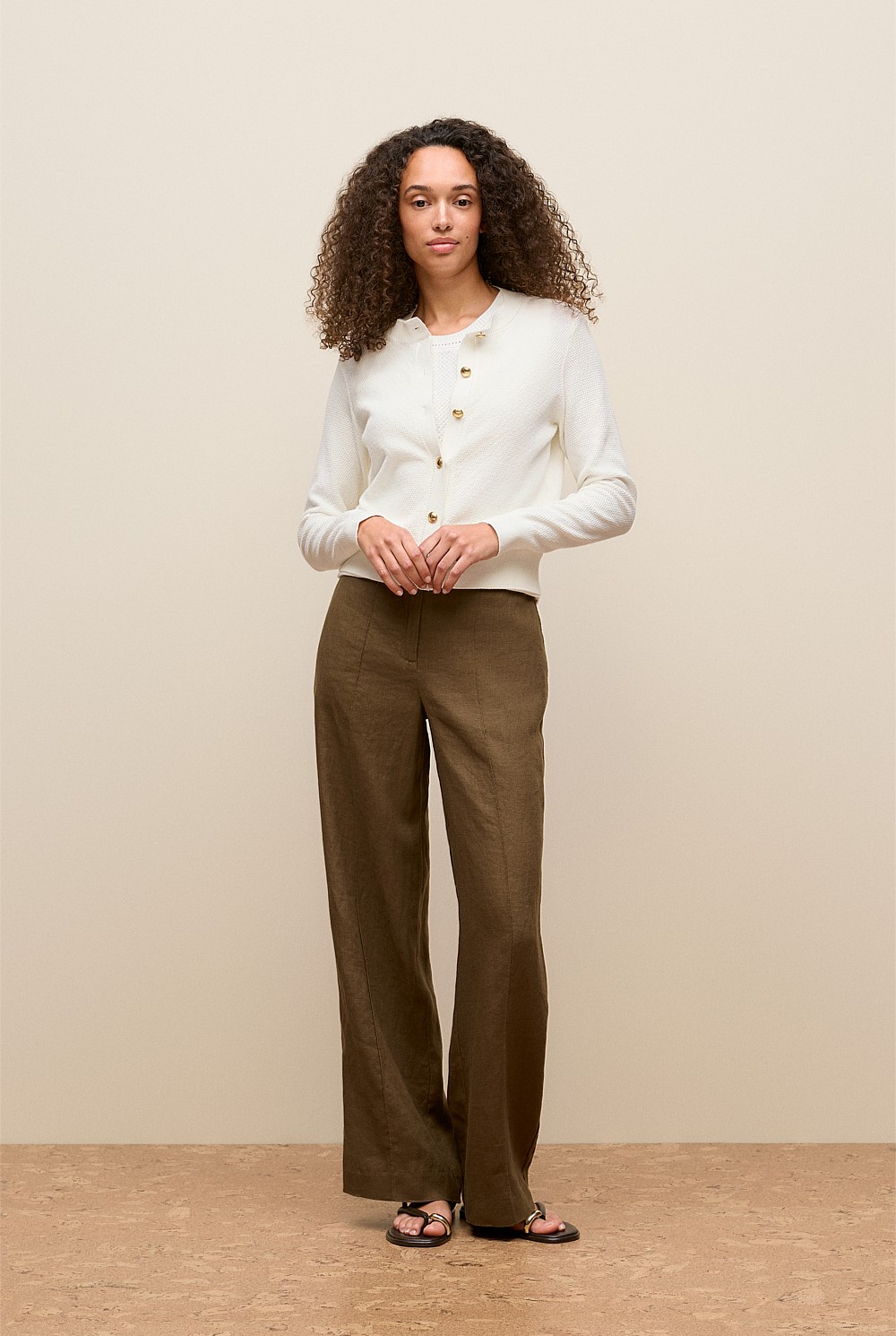 Cotton Texture Knit Cardigan